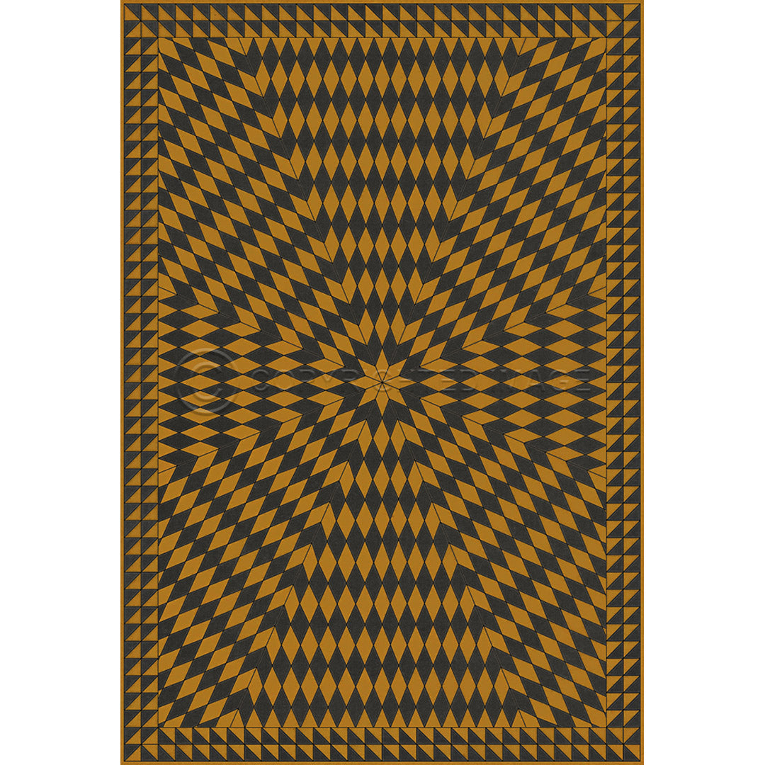 Sunburst Swinging Lamps at Night 72x72