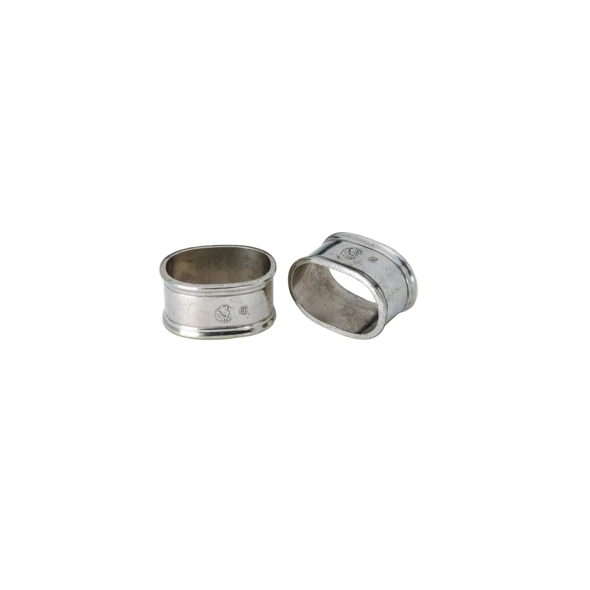 Oval Napkin Ring, Pair