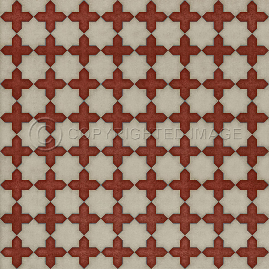 Pattern 23 Dressed in Scarlet 120x120