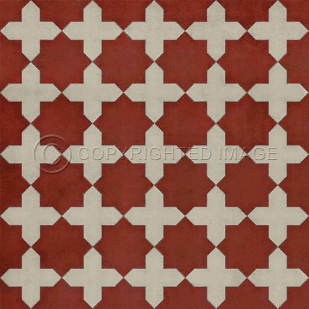 Pattern 23 Red Like Crimson 36x36