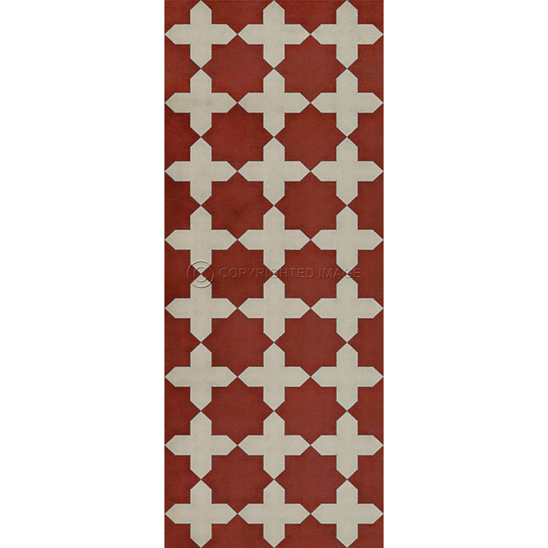 Pattern 23 Red Like Crimson 36x90
