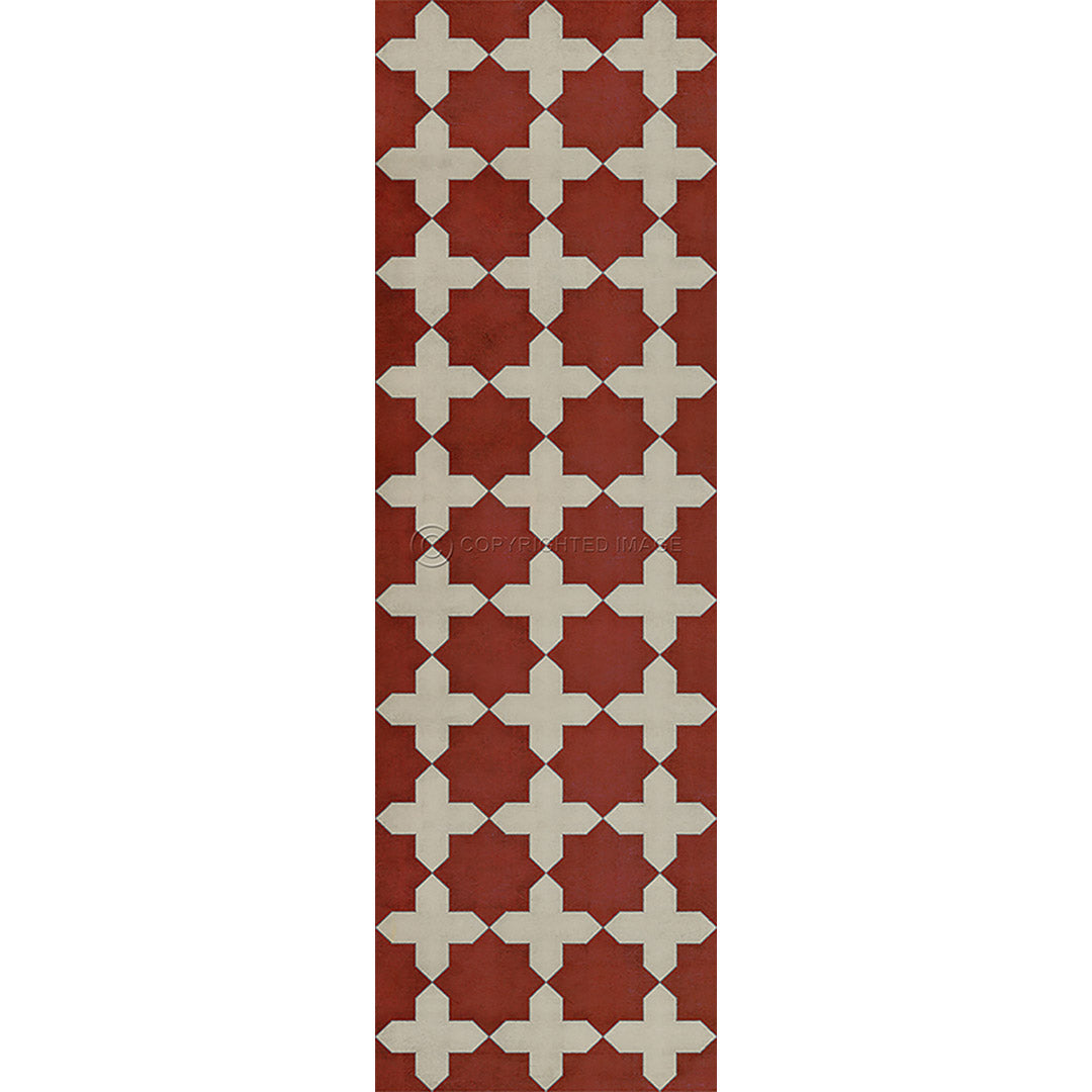 Pattern 23 Red Like Crimson 36x115