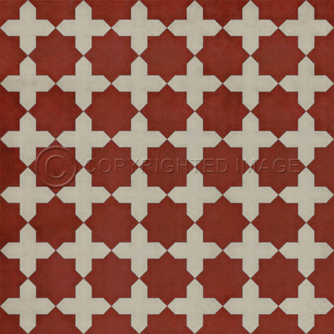 Pattern 23 Red Like Crimson 60x60
