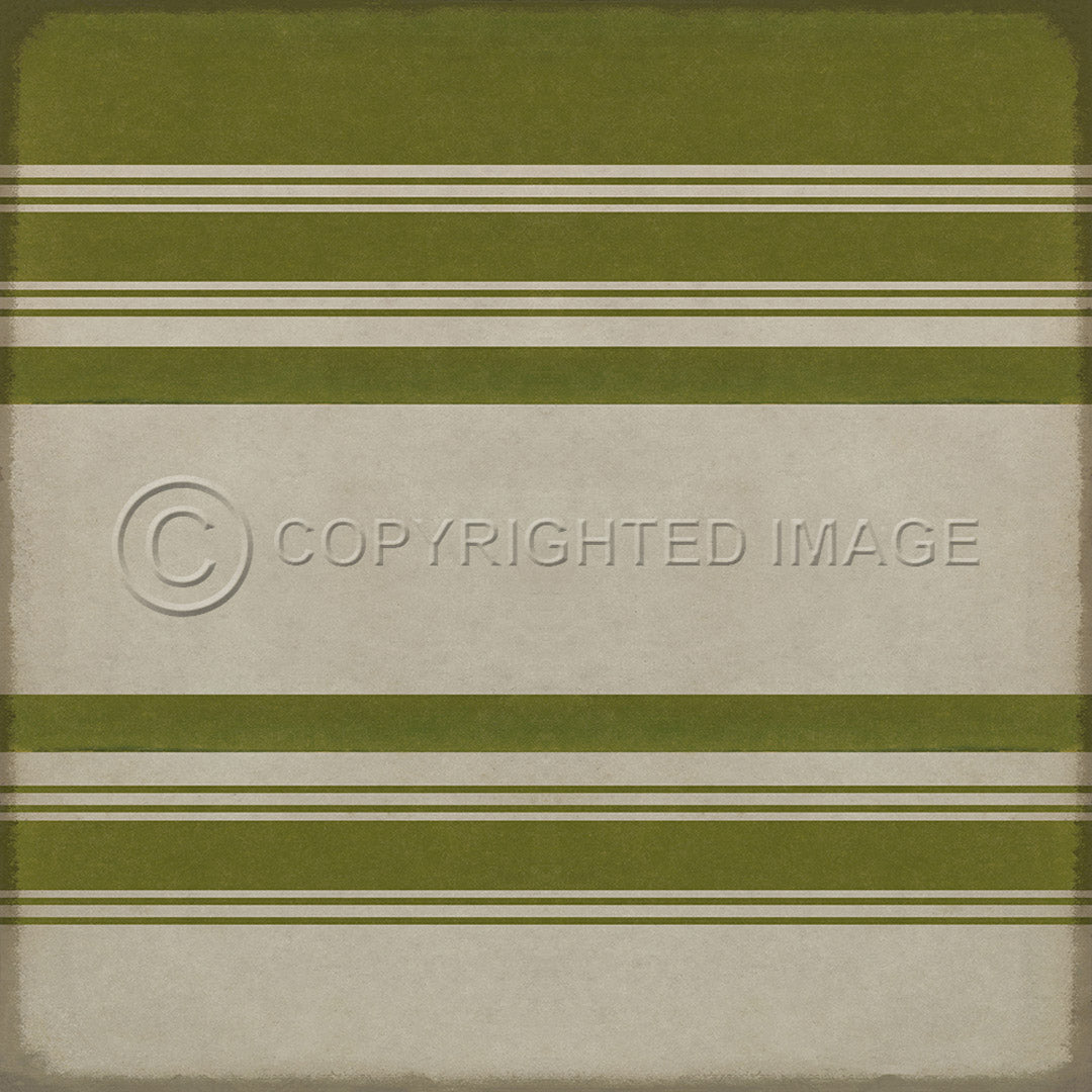 Pattern 50 Organic Stripes Green and White    96x96