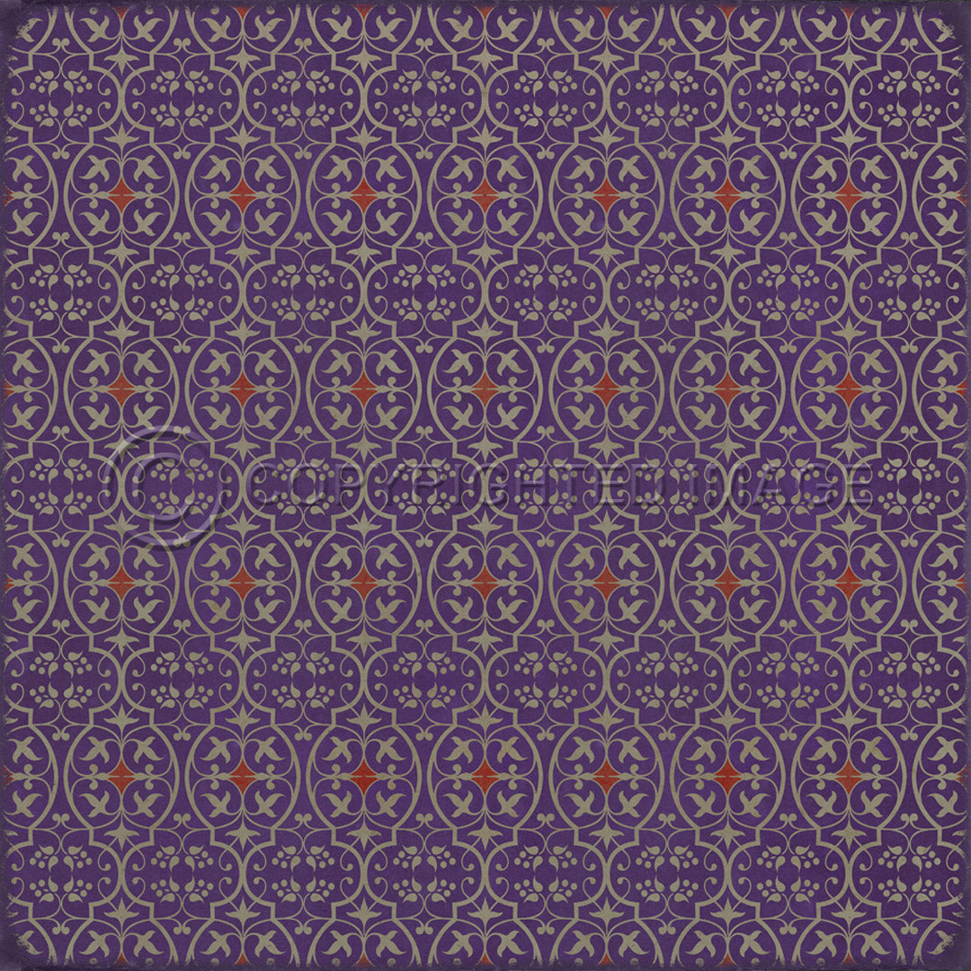 Pattern 51 I Shall Wear Purple 36x36