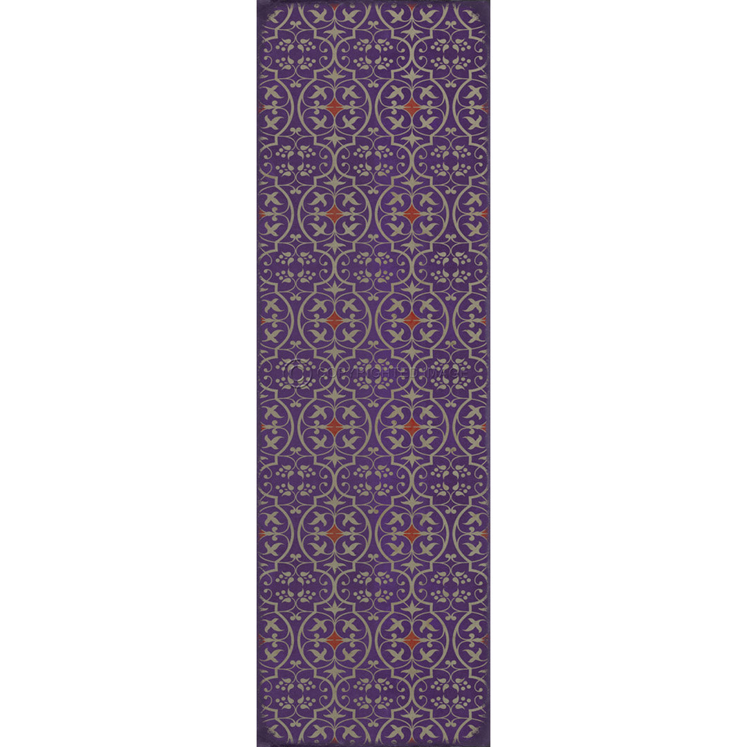 Pattern 51 I Shall Wear Purple 36x115