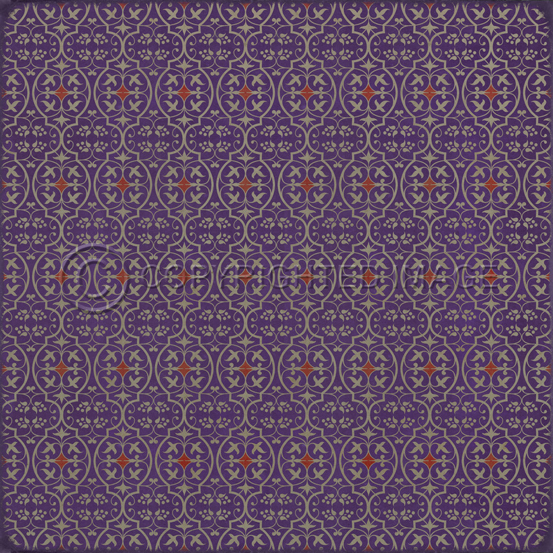 Pattern 51 I Shall Wear Purple 72x72
