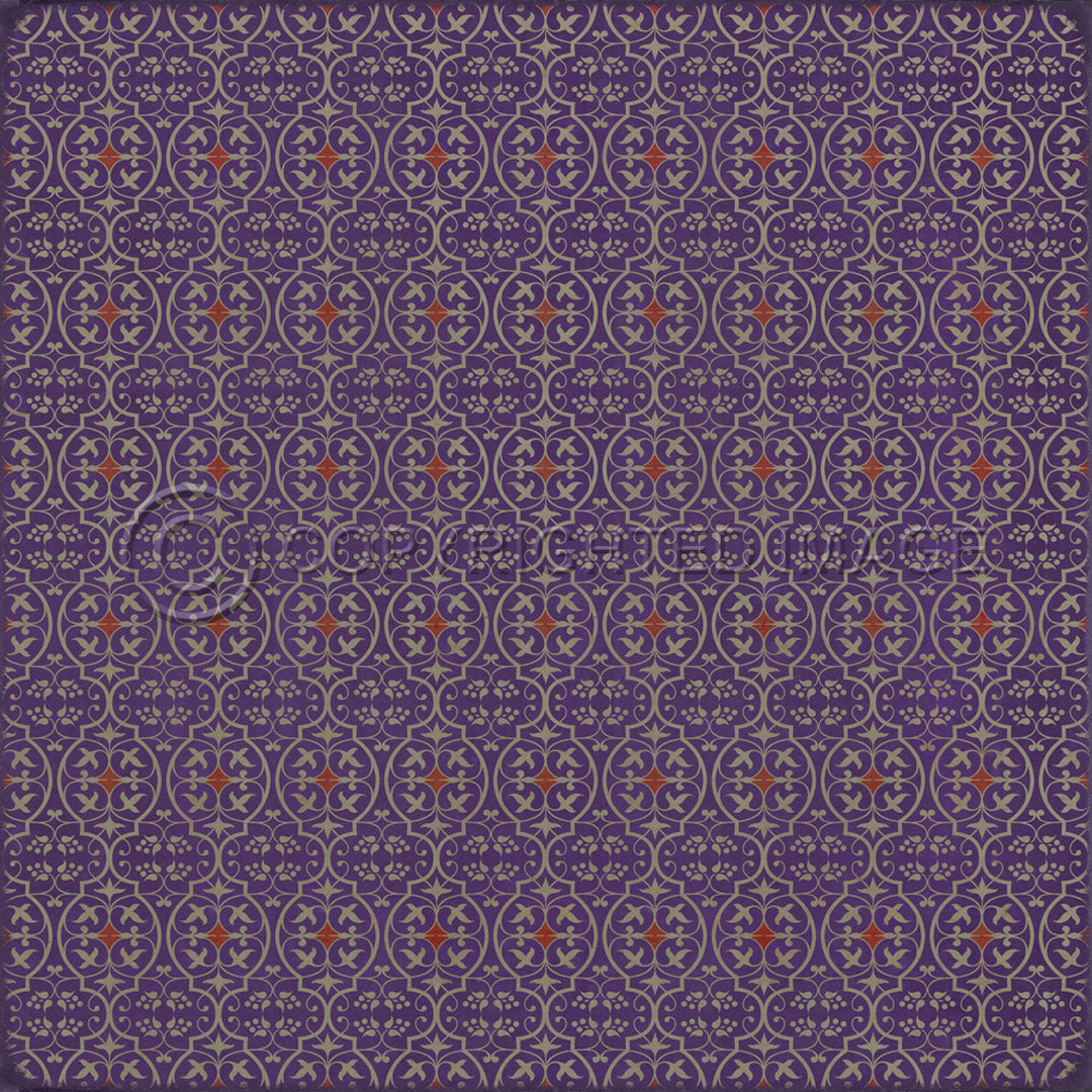 Pattern 51 I Shall Wear Purple     120x120
