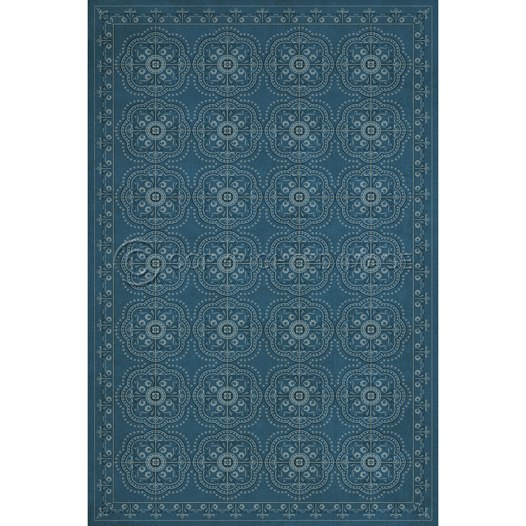 Pattern 28 Dark Blue Waters 20x30