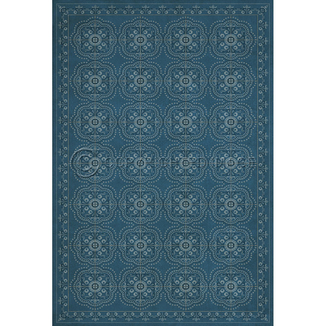 Pattern 28 Dark Blue Waters 38x56