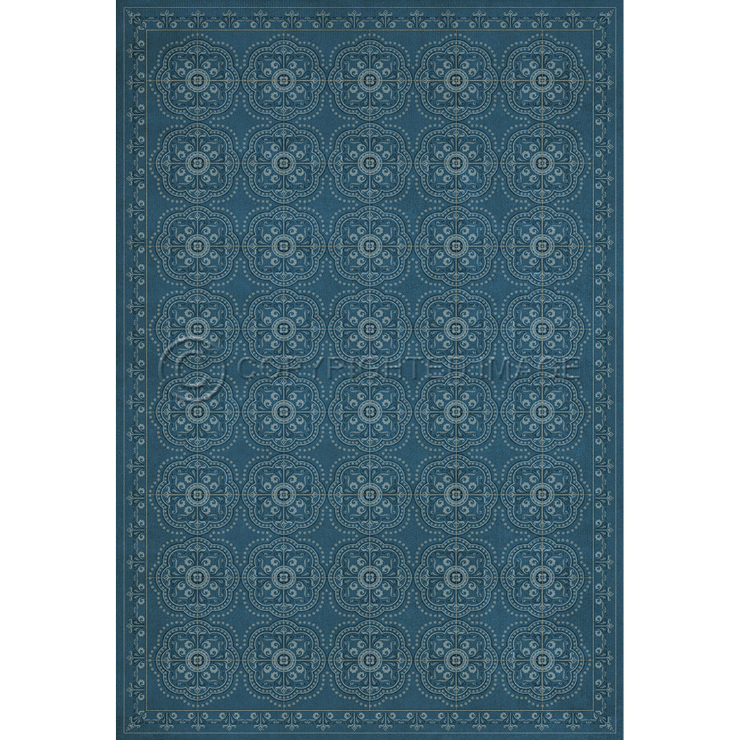 Pattern 28 Dark Blue Waters 70x102