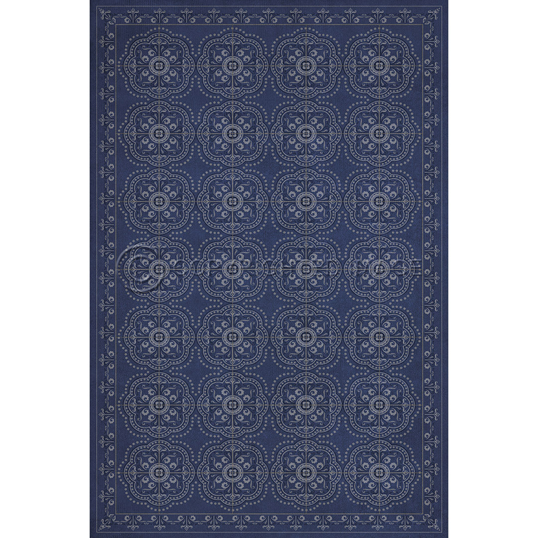 Pattern 28 Indigo Bandana 20x30