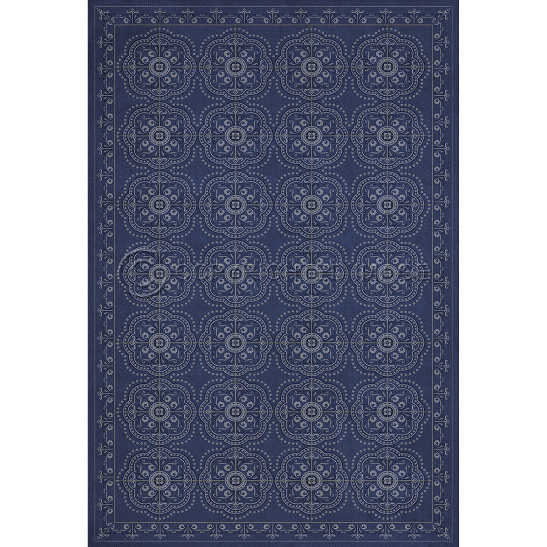 Pattern 28 Indigo Bandana 38x56