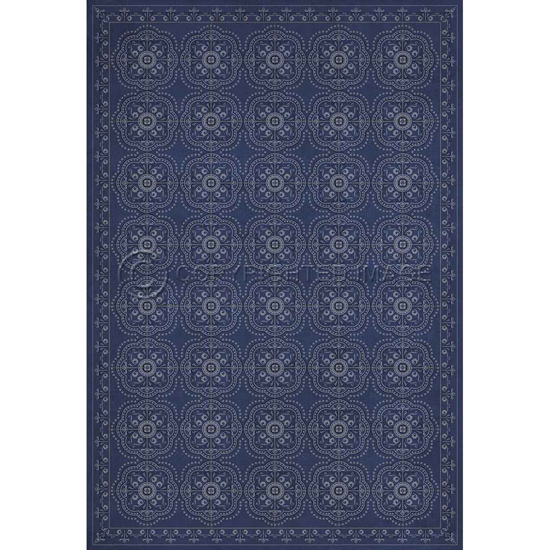 Pattern 28 Indigo Bandana 52x76