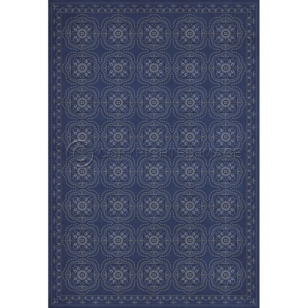 Pattern 28 Indigo Bandana 70x102