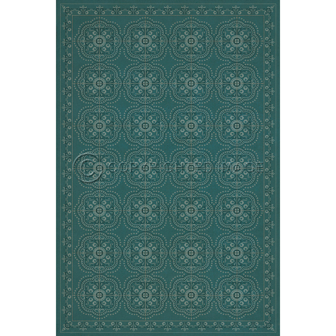 Pattern 28 Teal Bandana 20x30