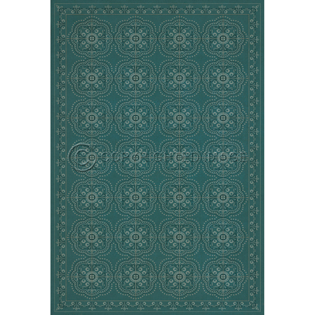 Pattern 28 Teal Bandana 38x56