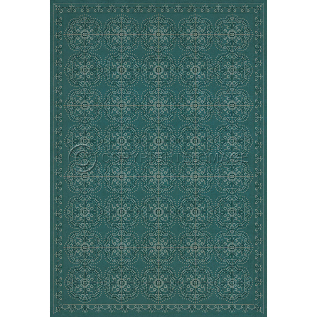 Pattern 28 Teal Bandana 52x76