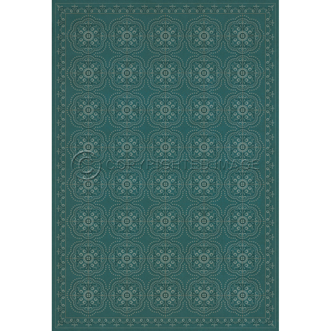 Pattern 28 Teal Bandana 70x102
