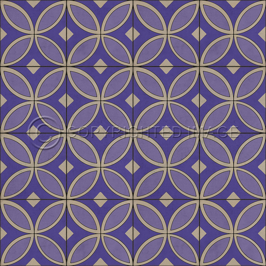 Pattern 70 Waltzing with Violets in Our Hair   72x72