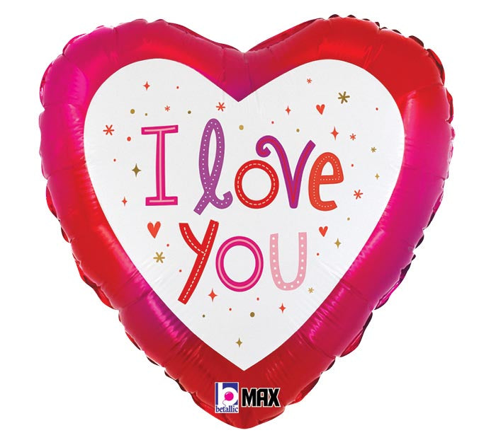 I Love You Sparkles Balloon