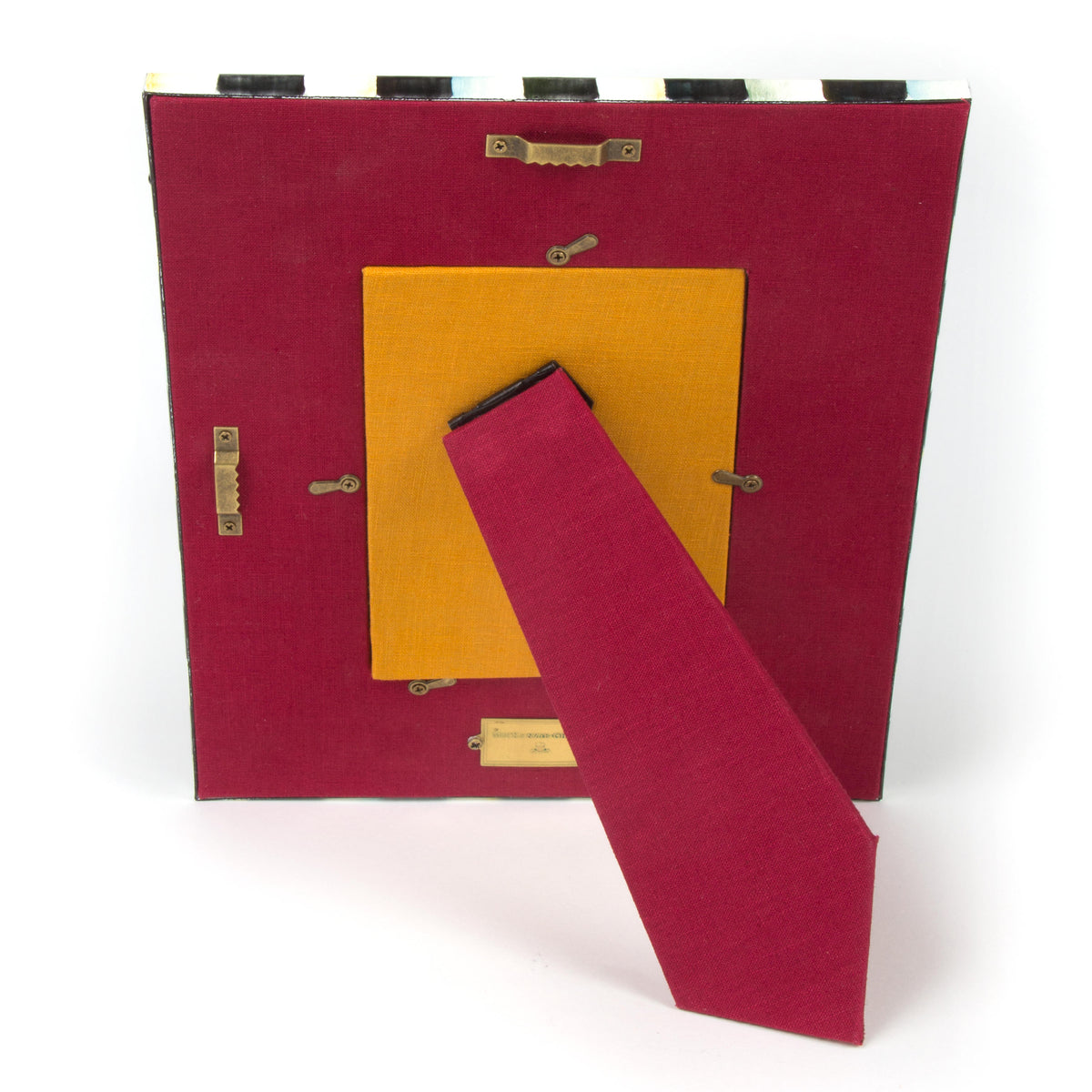 Courtly Check Enamel Frame - 4in. x 6in.