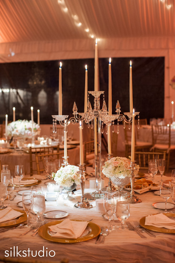 Crystal Candelabra - Flowers Vase