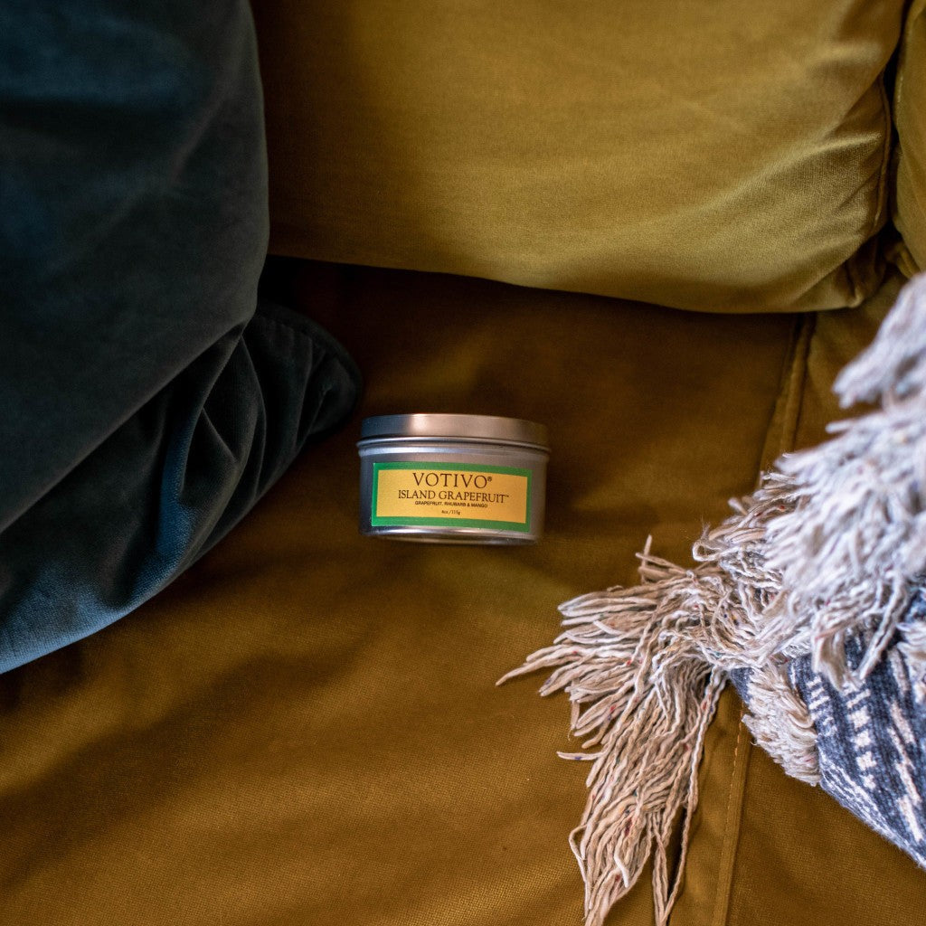 Aromatic Travel Tin Candle-Island Grapefruit