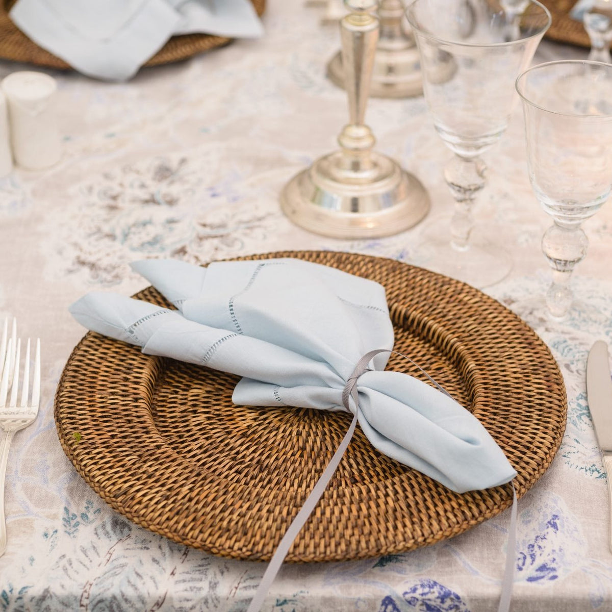 Rattan Charger Plates