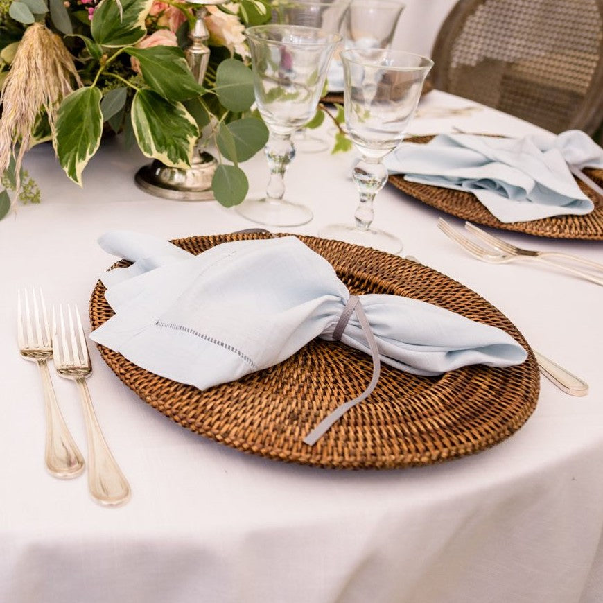 Rattan Charger Plates