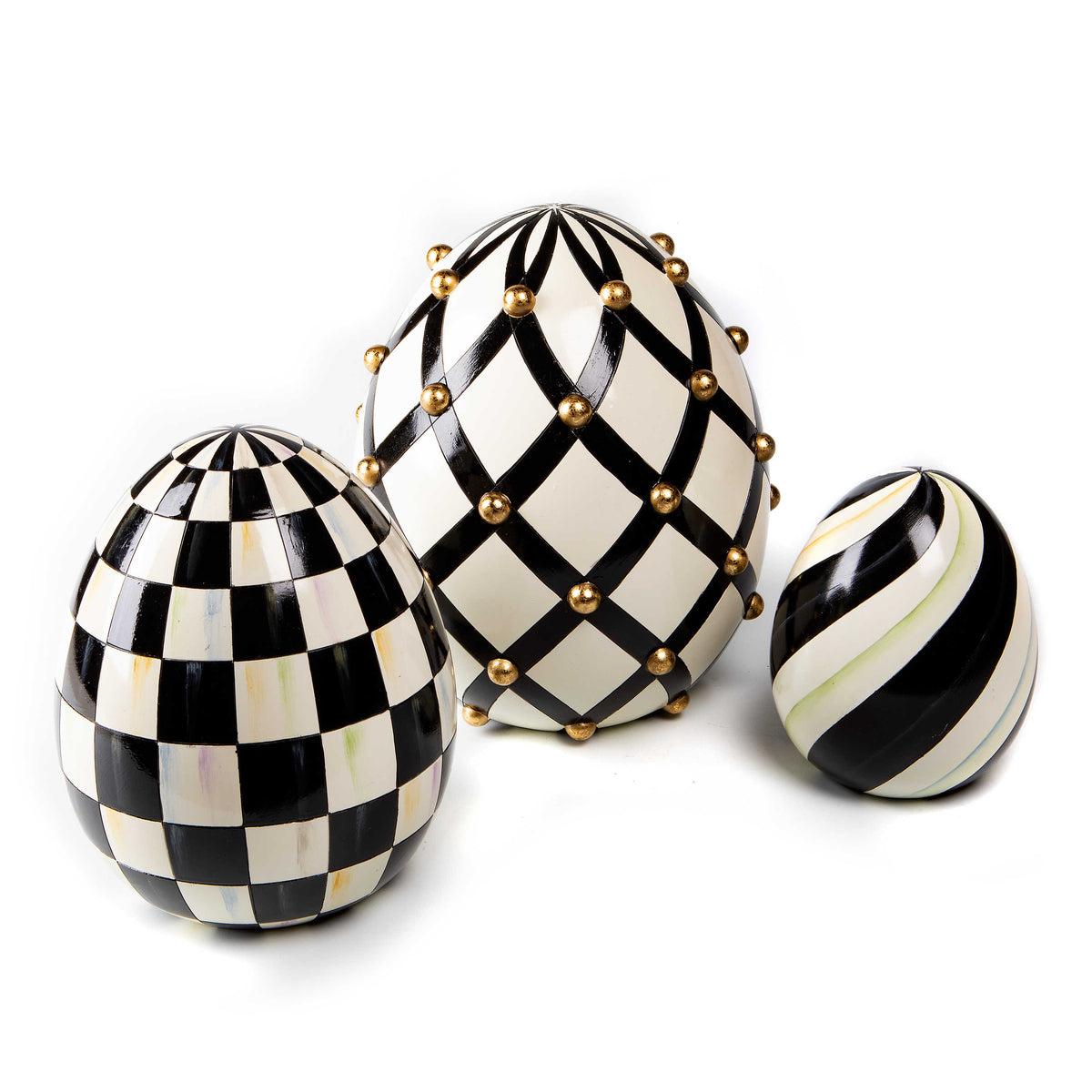 Courtly Coronation Eggs set of 3 SALE ITEM