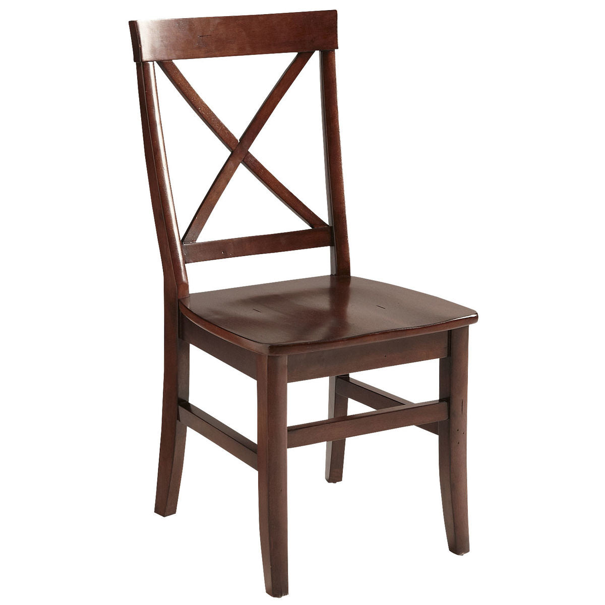 Cross Back Mahogany Chair