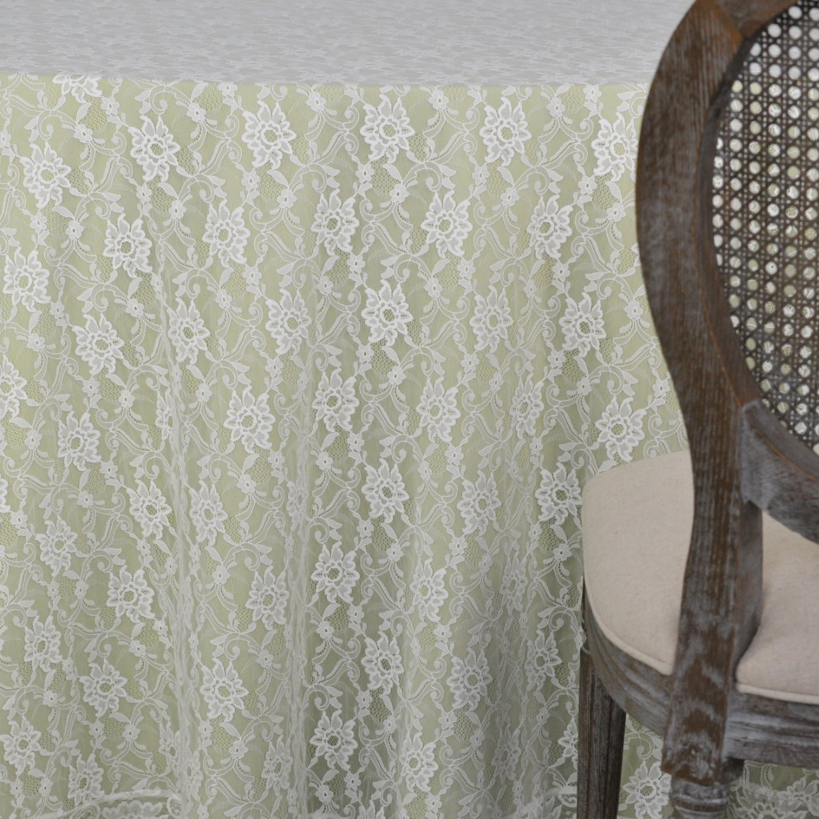 White Embroidery Tablecoth