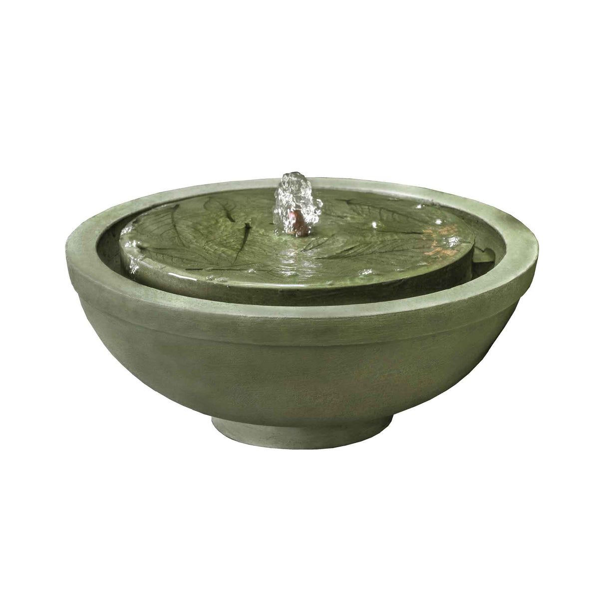 Hydrangea Leaves Garden Terrace Fountain