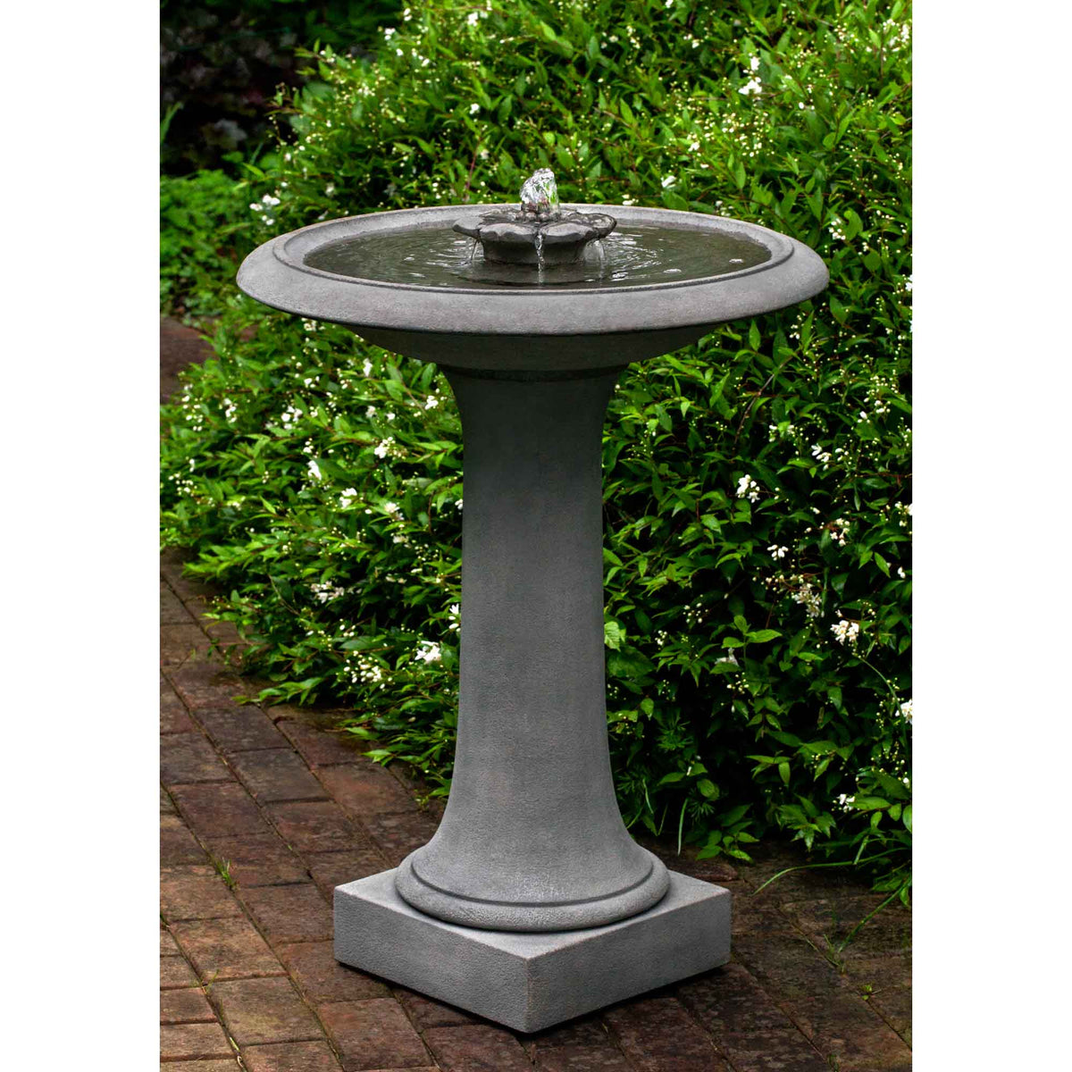 Camellia Birdbath Fountain