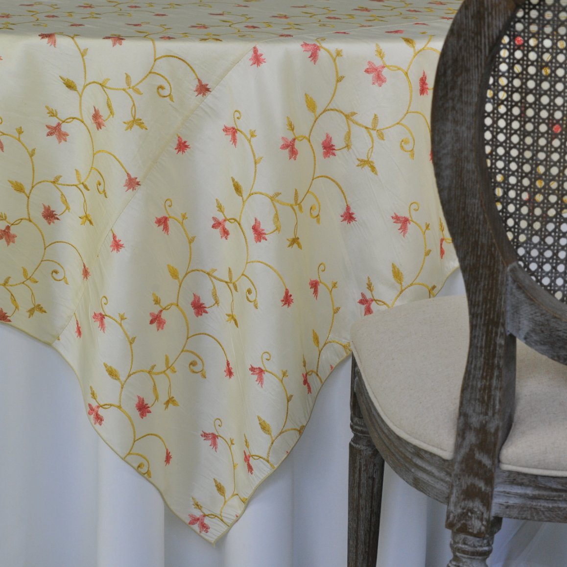 Gold Convolvulus Tablecoth