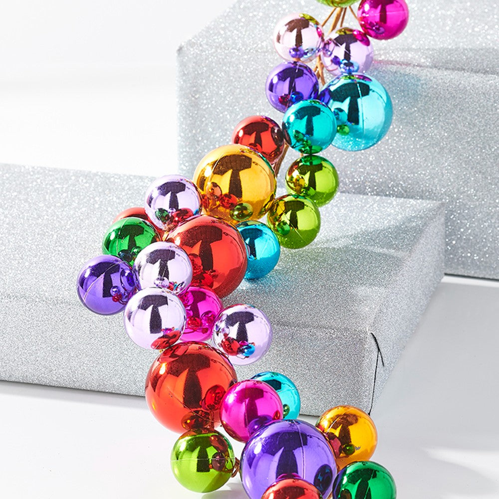4' Multi Color Ball Garland