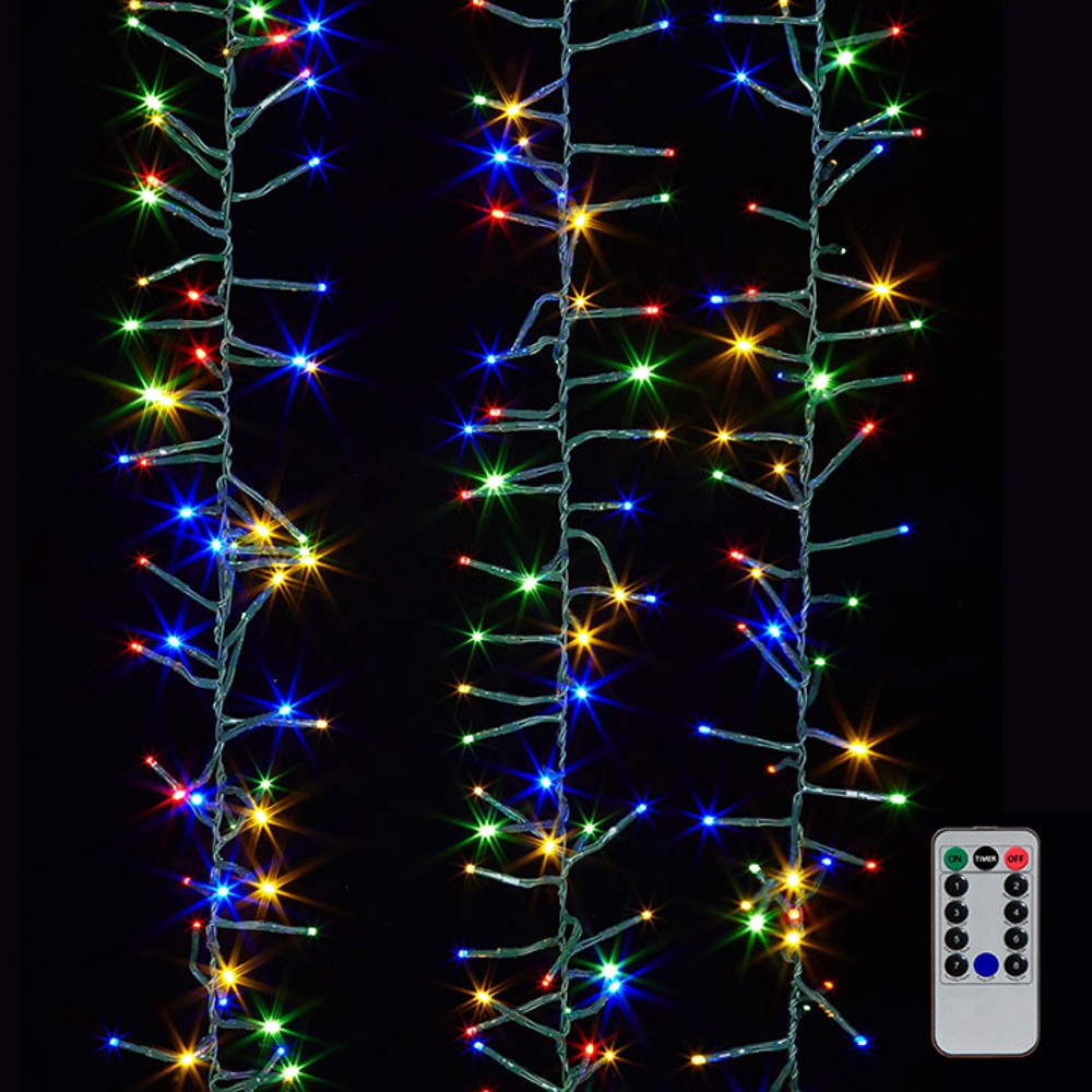 LED Color Cluster Light Garland