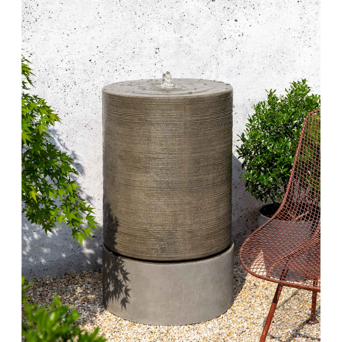 Lg Ribbed Cylinder Ftn