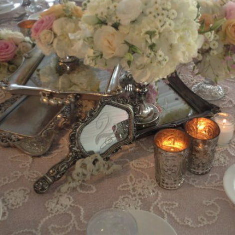 Hand Mirror - Table Numbers