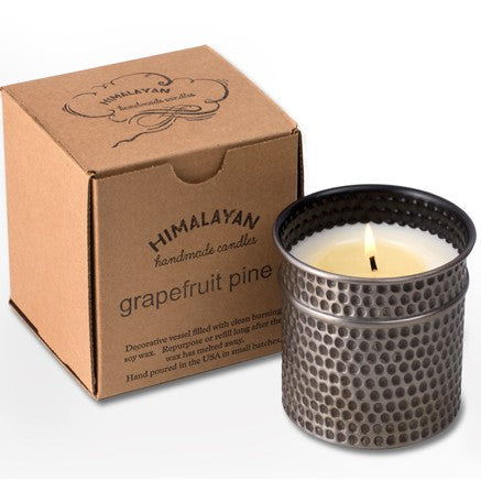 Hammered Thimble Cup Candle