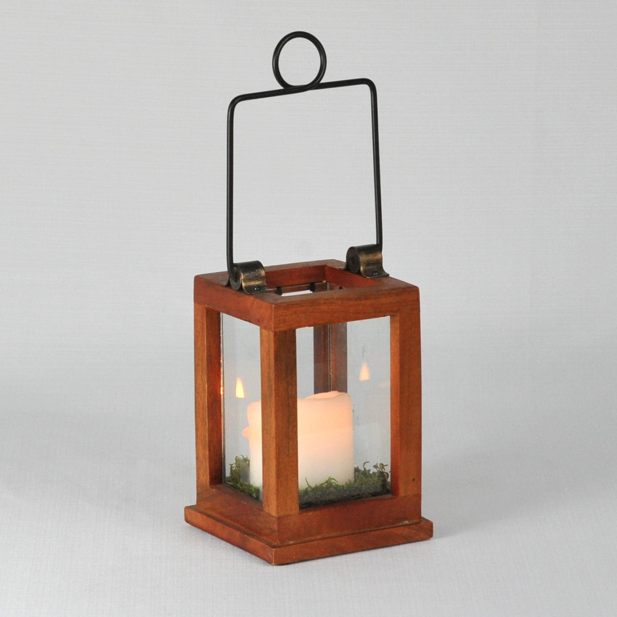 Wood and Glass Lattern - small