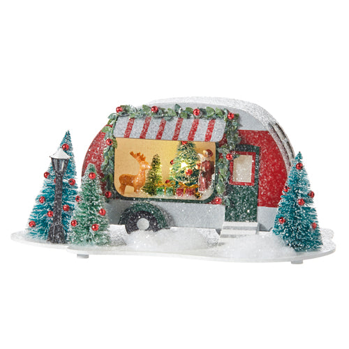Lighted Holiday Camper