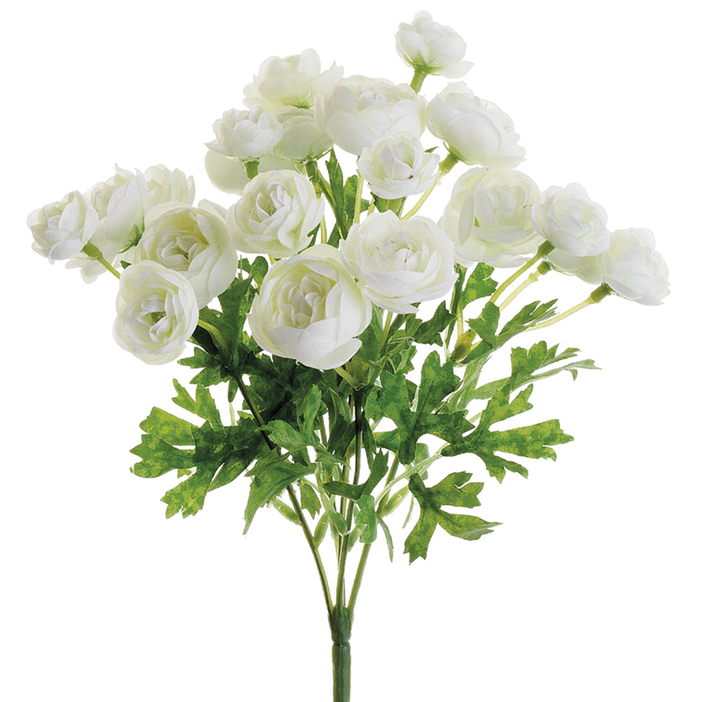 Mini Ranunculus Bunch - White