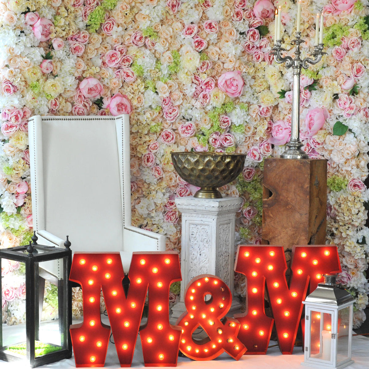 Flowers Wall - (Artificial Flora)