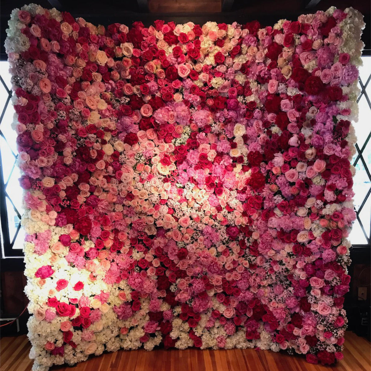 Roses Flower Wall - Backdrop