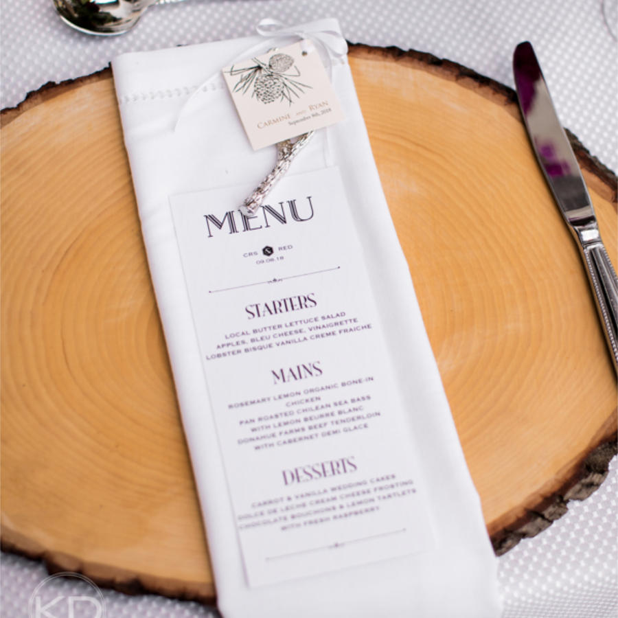 Wood Slice Charger Plate