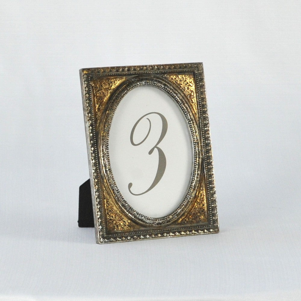 Gold Classic Frame - Table Numbers