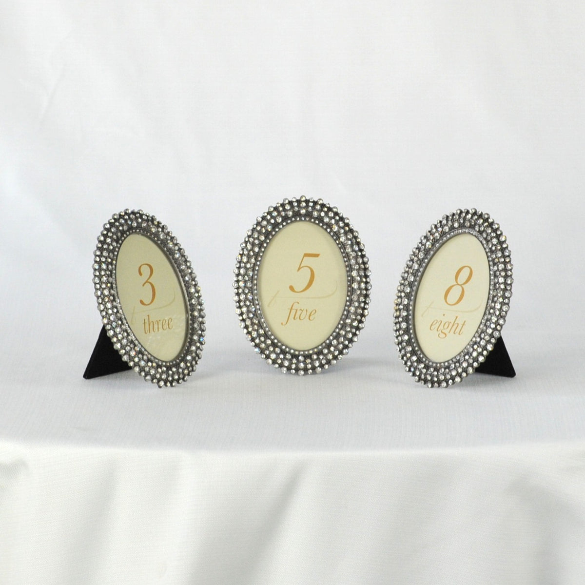 Oval Frame - Table Numbers