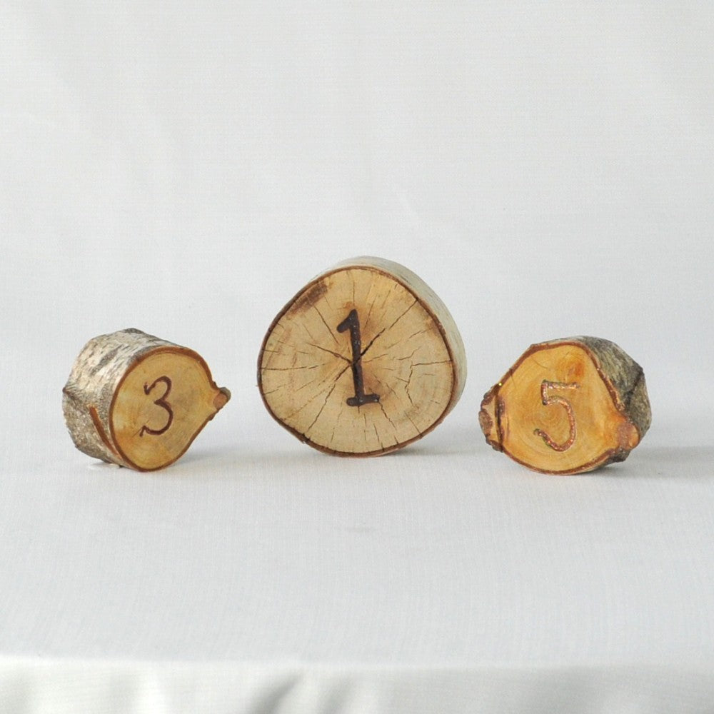 Wood Slice - Table Numbers